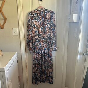 Alexia Admor Multicolor Long Sleeve Dress